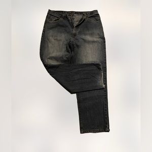 Eddie domani mens denim embroidered jeans VTG 36/32 medium stone wash loose